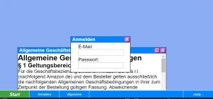 The window manager included in the example webshop